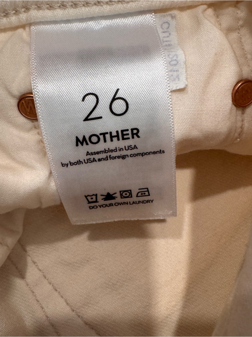 MOTHER The Weekender Sneak Play Date Size 26 - Picture 4 of 7